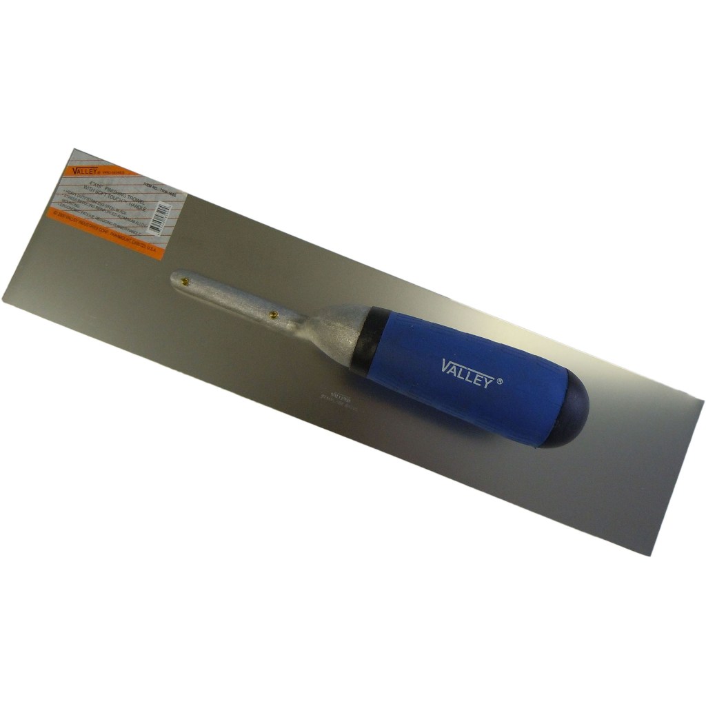 4" X 16" FINISHING TROWEL, SOFT-TOUCH™ HANDLE