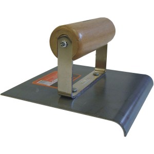 6" X 6" OUTSIDE EDGE TOOL, WOOD HANDLE