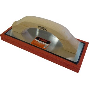 4" X 9.5" RUBBER FLOAT, 3/4" BACKING, WOOD HANDLE