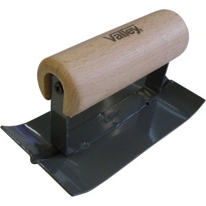 3" X 6" CONCRETE GROOVE TOOL, WOOD HANDLE