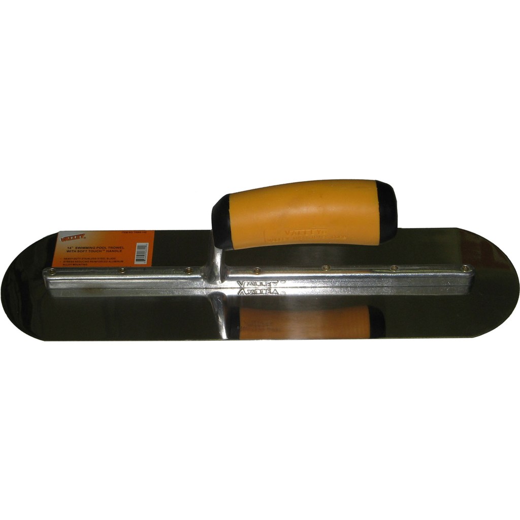 4" X 14" SWIMMING POOL TROWEL, SOFT-TOUCH™ HANDLE