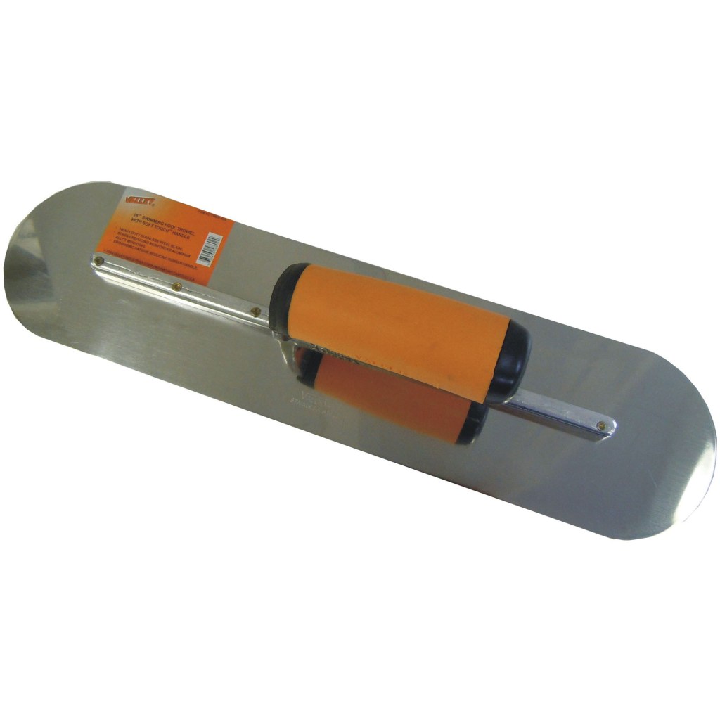 4" X 16" SWIMMING POOL TROWEL, SOFT-TOUCH™ HANDLE