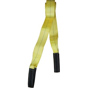 4" X 25 FT. TOW STRAP, TWISTED LOOP, 15,000 LB. RATED