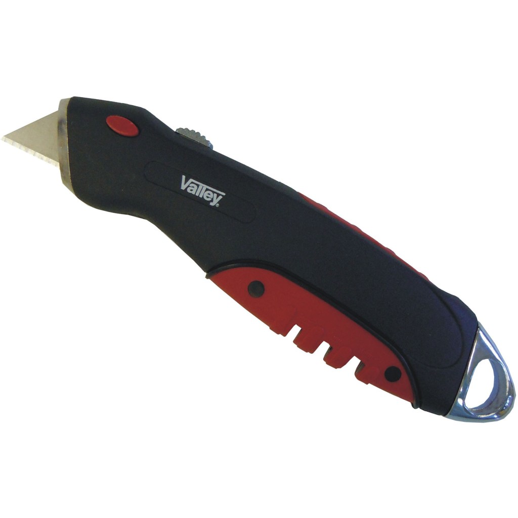 UTILITY KNIFE WITH BUILT-IN GLASS CUTTER