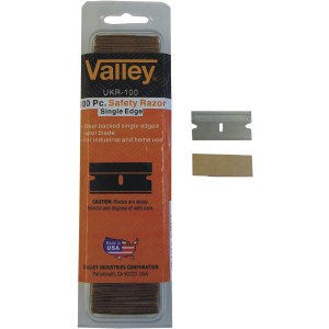 100 PC. SAFETY RAZOR BLADES, SINGLE EDGE