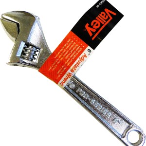 6" ADJUSTABLE WRENCH, CR-V, FORGED