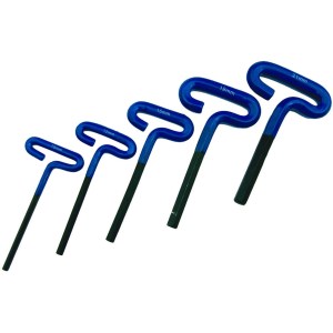 5 PC. JUMBO T-HANDLE HEX KEY WRENCH SET, 10-21MM, PRO-SERIES™