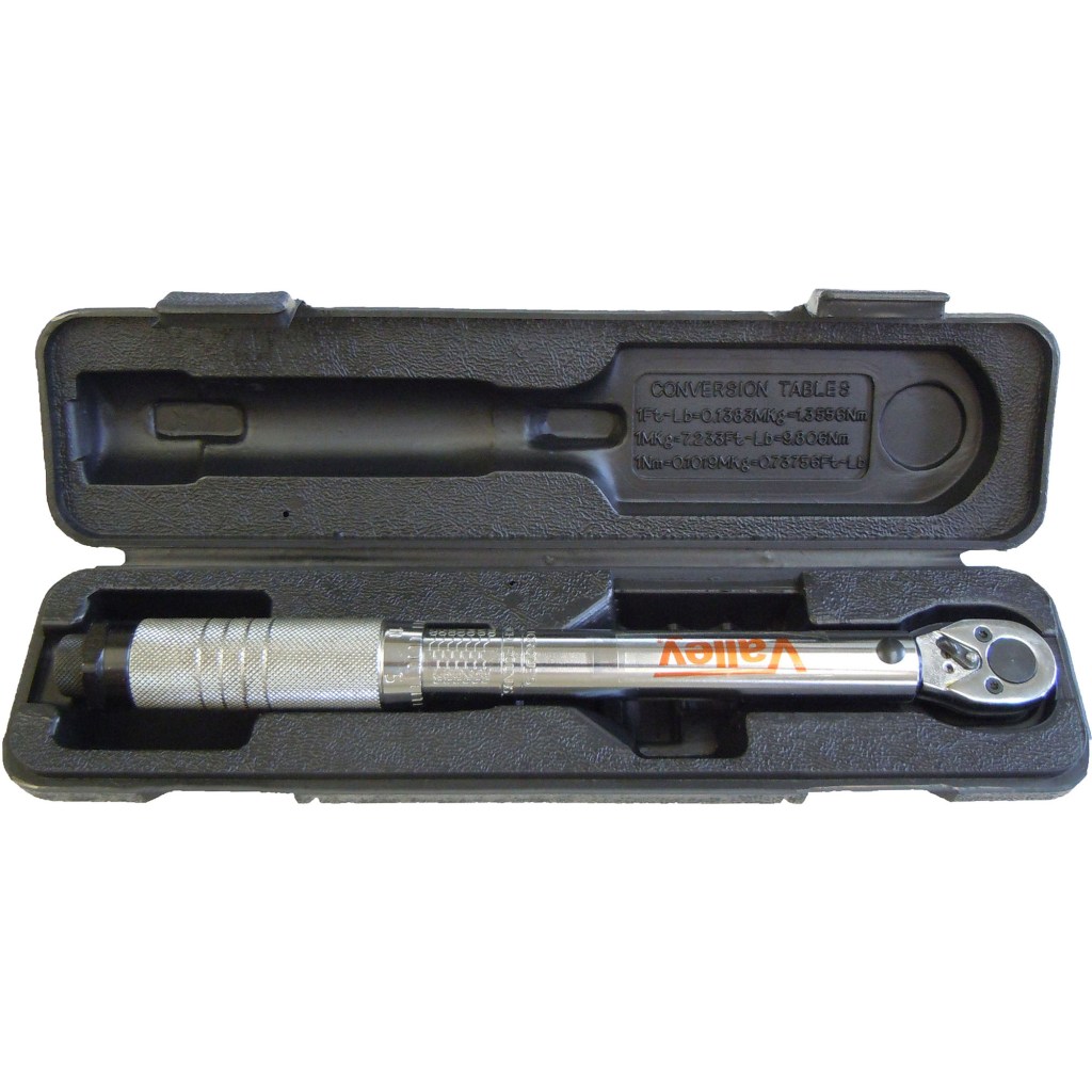 1/4" DR. CLICK TORQUE WRENCH, PVC BOX (20-200 IN/LB)