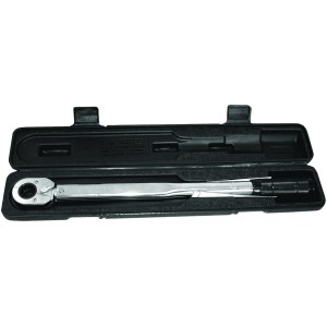 3/8" DR. CLICK TORQUE WRENCH, PVC BOX (5-80 FT/LB)