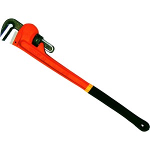 36" HEAVY DUTY PIPE WRENCH, FORGED JAWS, FOAM MATTE GRIP