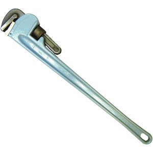 36" ALUMINUM BODY PIPE WRENCH, FORGED JAWS