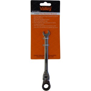 11 MM FLEX RATCHETING WRENCH-GEAR BOX END