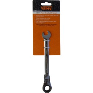 12 MM FLEX RATCHETING WRENCH-GEAR BOX END