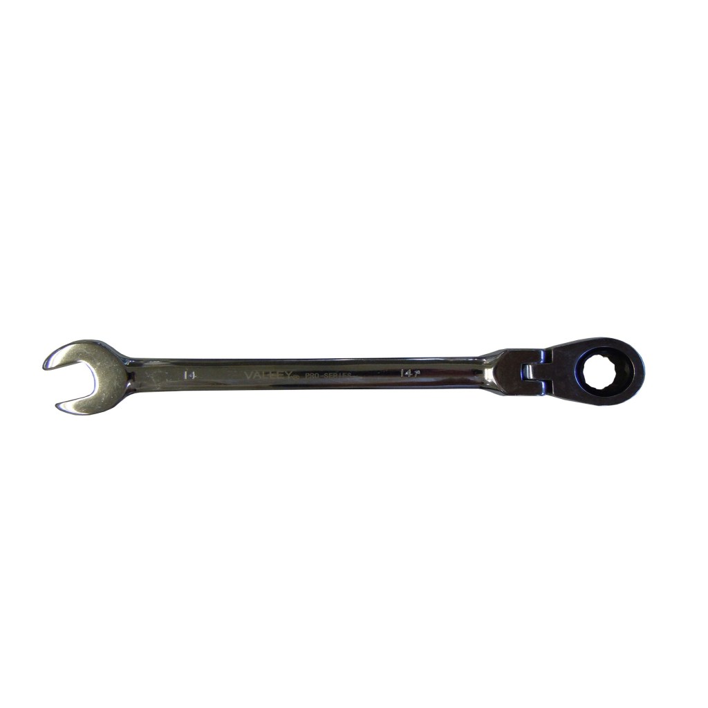 14 MM FLEX RATCHETING WRENCH-GEAR BOX END