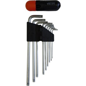 9 PC. QUIK-CHANGE™ TAMPER TORX® SET, T10-T50