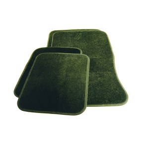 4 PC. CAR FLOOR MAT (BLACK)