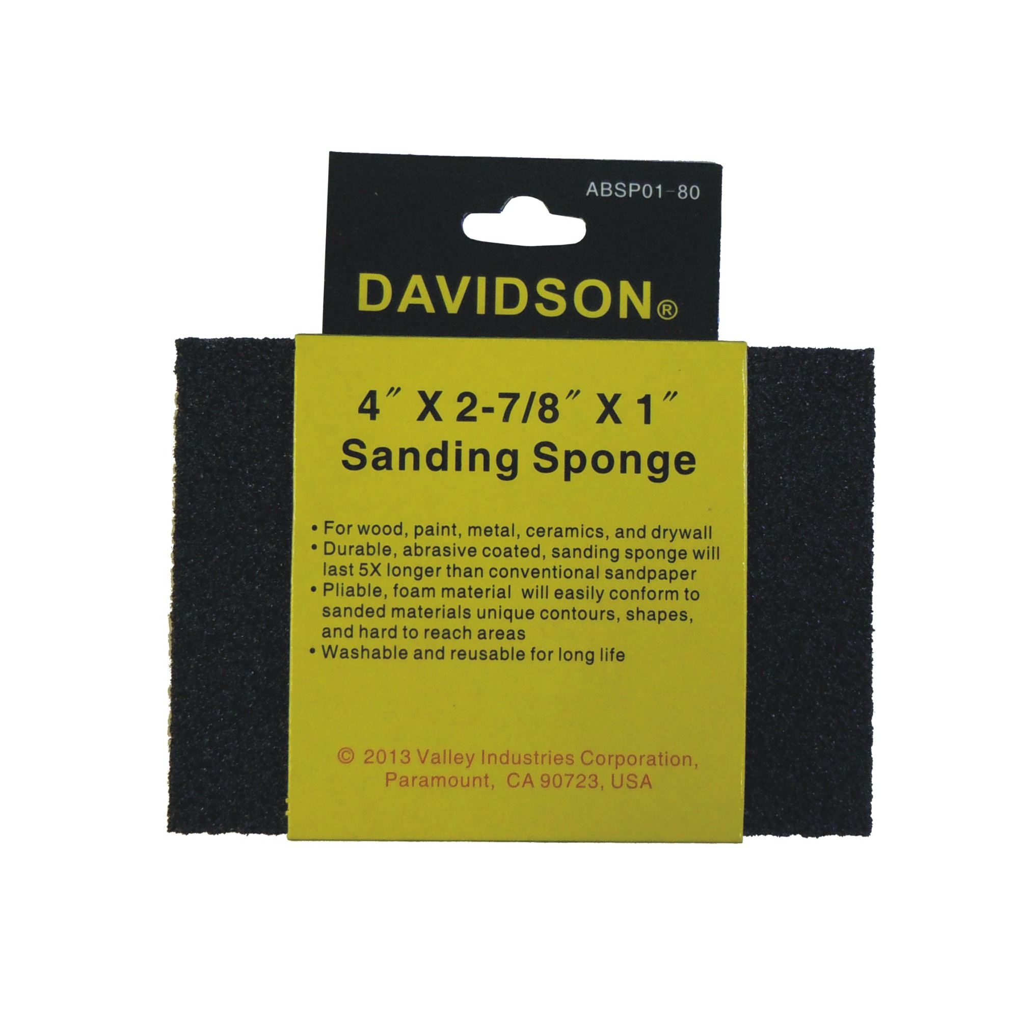 4" X 2-7/8" X 1" SANDING SPONGE, 80 GRIT - Image 3