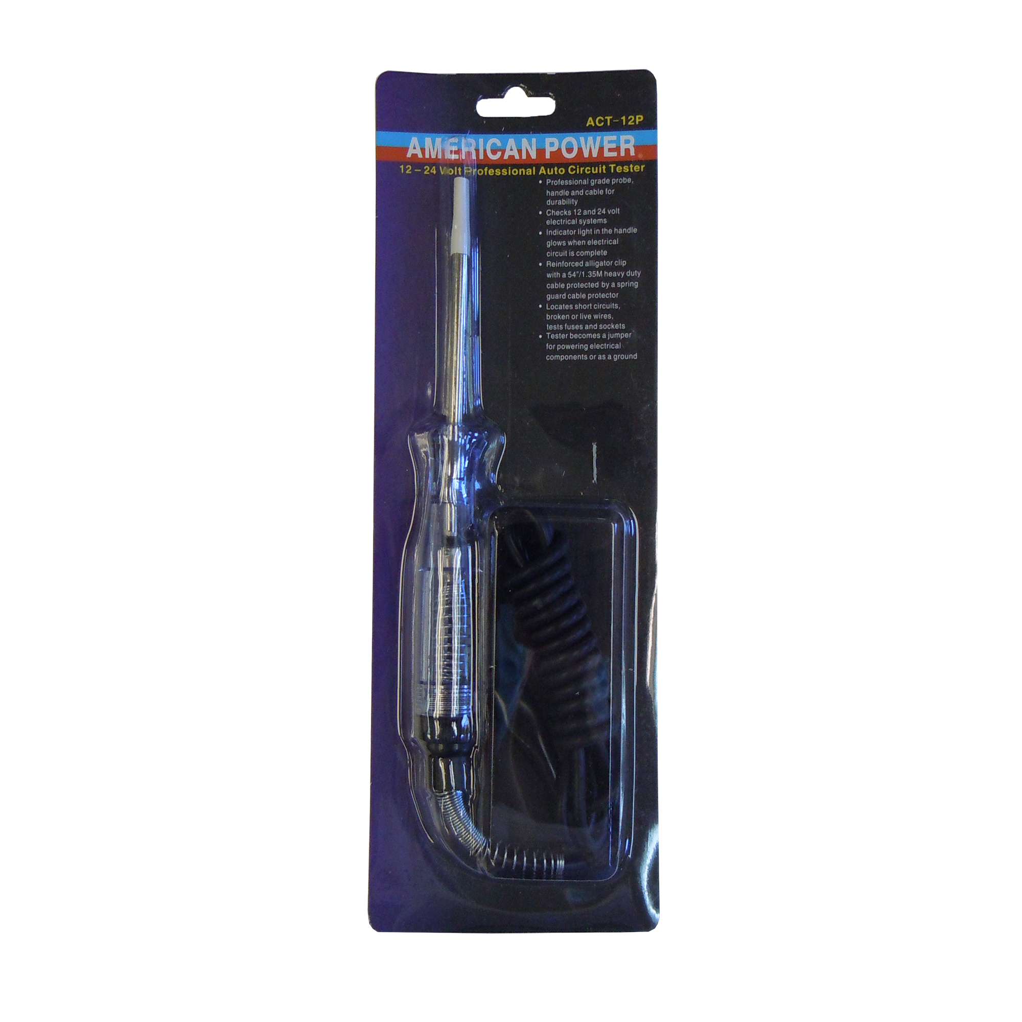 AUTO CIRCUIT TESTER, 12-24 VOLT, CLEAR, PRO-SERIES™ - Image 2