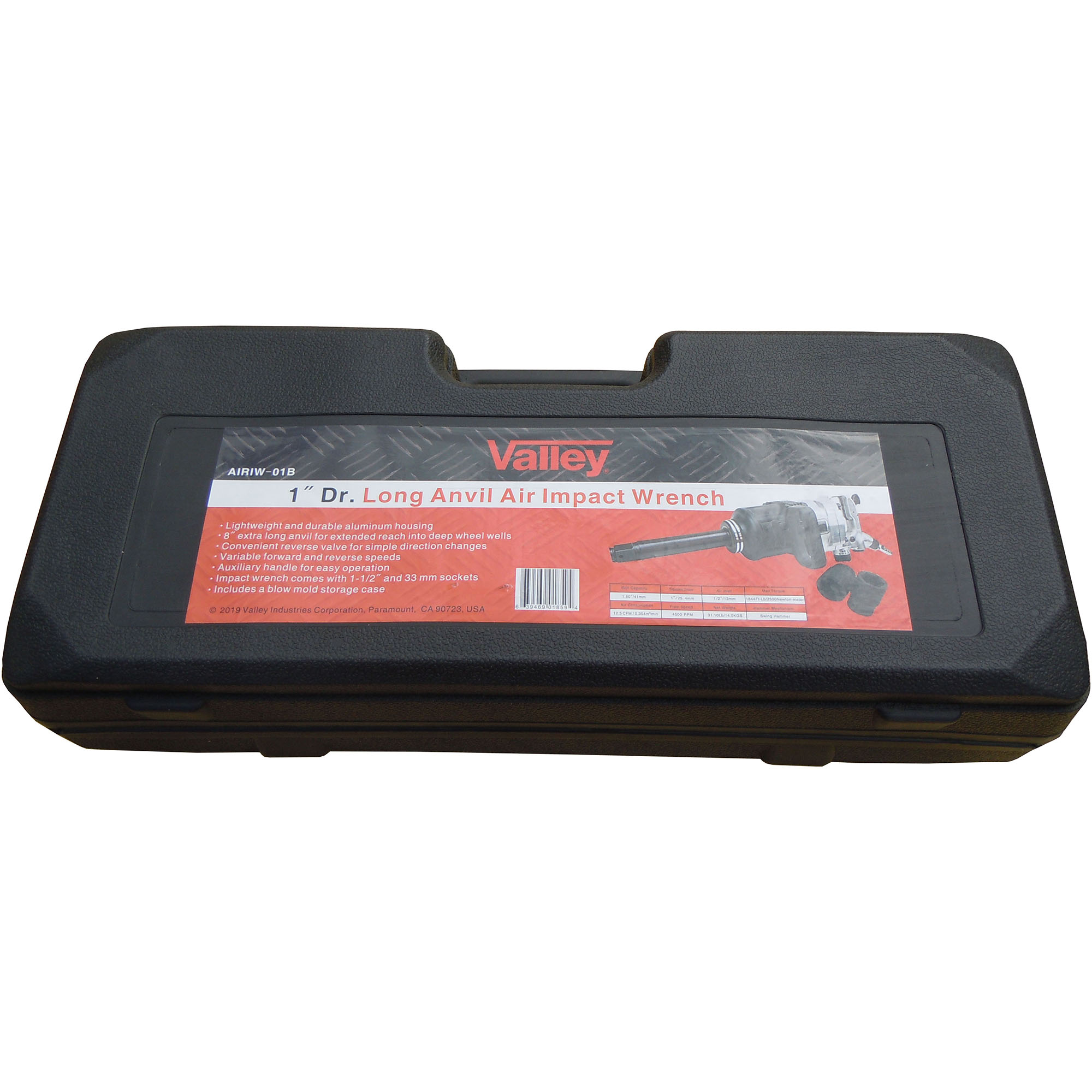 AIR IMPACT WRENCH, 1" DR., LONG ANVIL, ROCKING DOG - Image 3