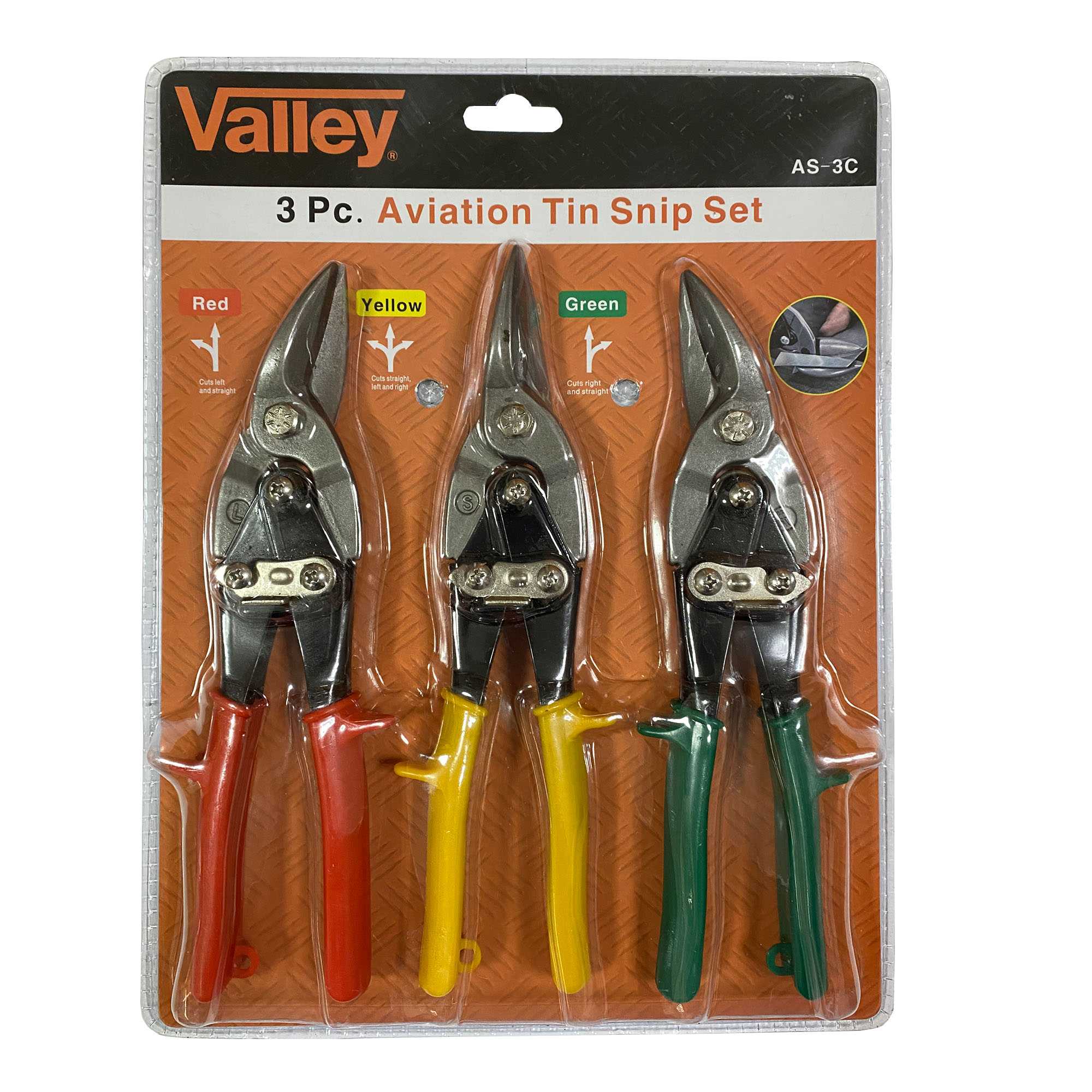 3 PC. AVIATION TIN SNIP SET (LEFT, STRAIGHT, RIGHT) - Image 2