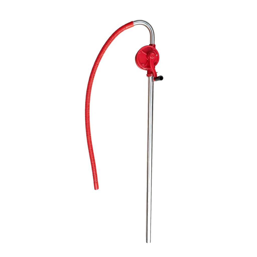 ROTARY BARREL PUMP, 1" X 38" PIPE, CAST IRON PUMP