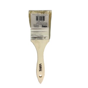 2" CHIP BRUSH, NATURAL BRISTLE, WOOD HANDLE