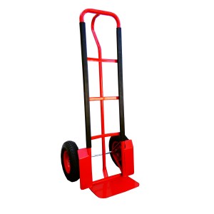 HAND TRUCK, INDUSTRIAL, 14" AIR TIRES, 600 LB. CAP.