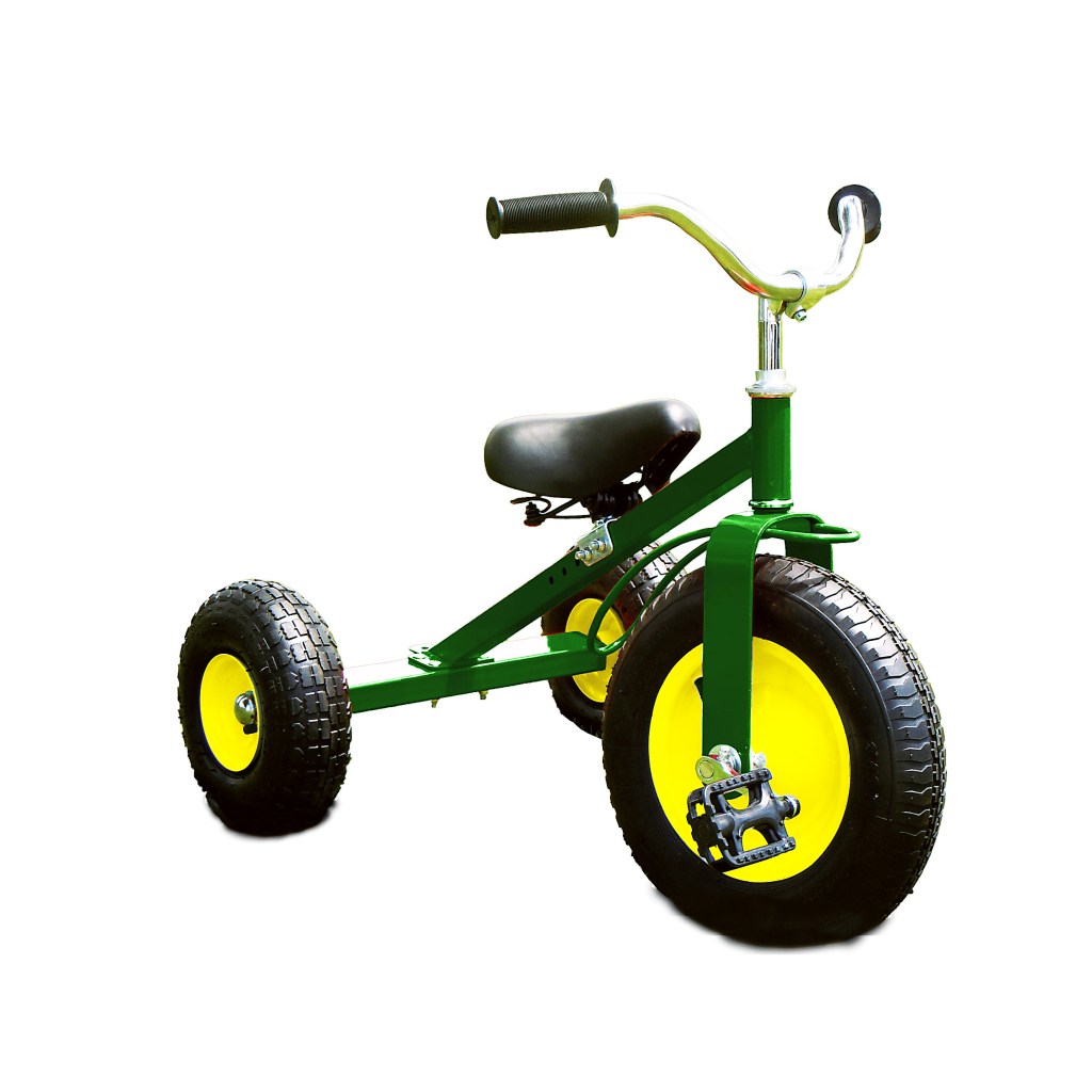 ALL TERRAIN TRICYCLE, GREEN/YELLOW COLOR