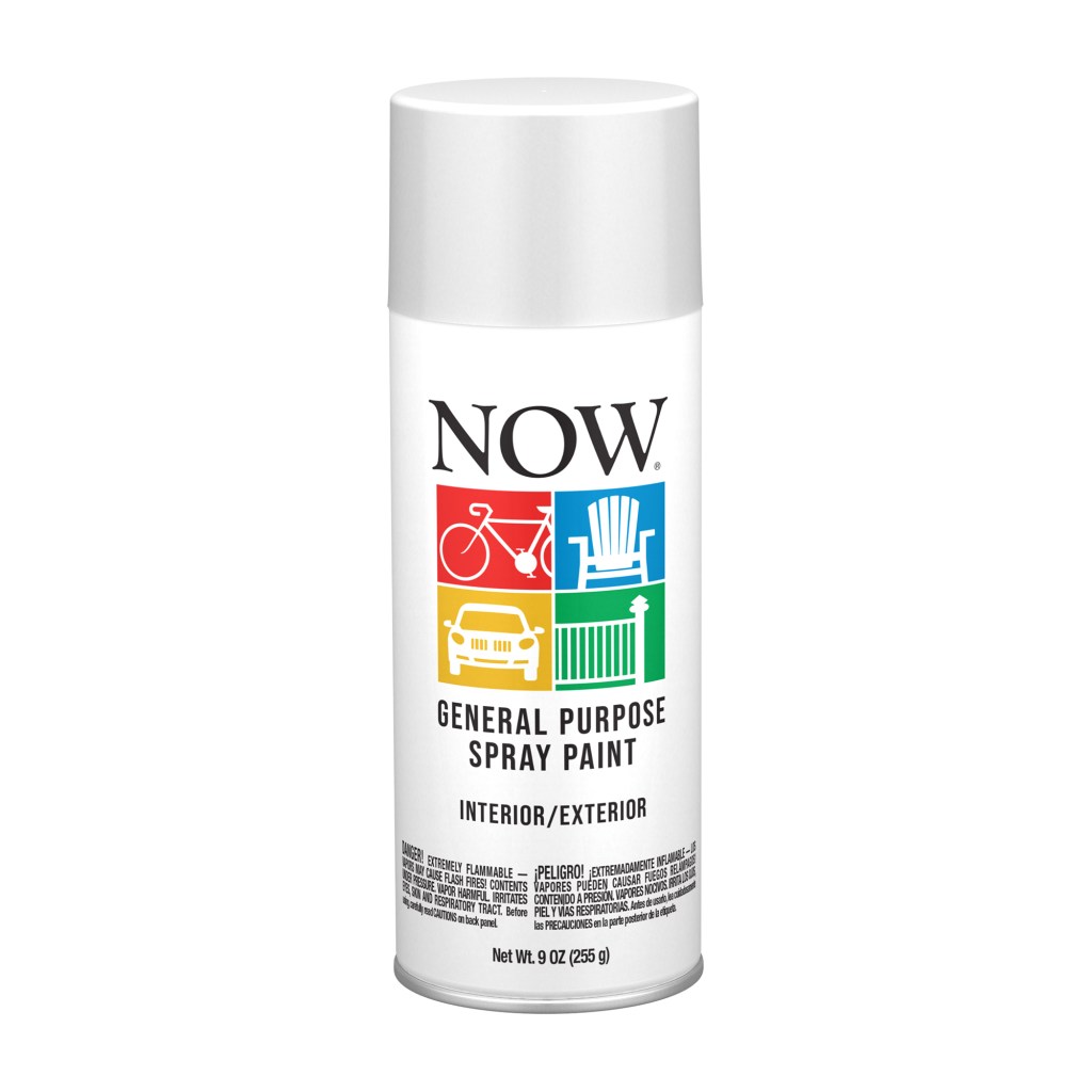 10 OZ. SPRAY PAINT-FLAT WHITE