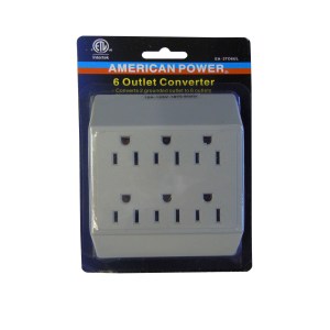 6 OUTLET CONVERTER (UL)