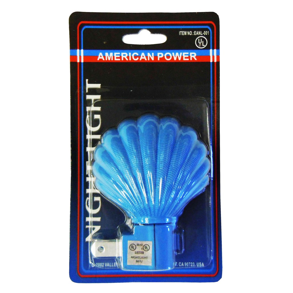 SEA SHELL NIGHT LIGHT (UL)