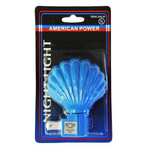 SEA SHELL NIGHT LIGHT (UL)