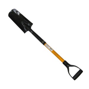 14" DRAIN SHOVEL, 30" FIBERGLASS HANDLE (CHINA)