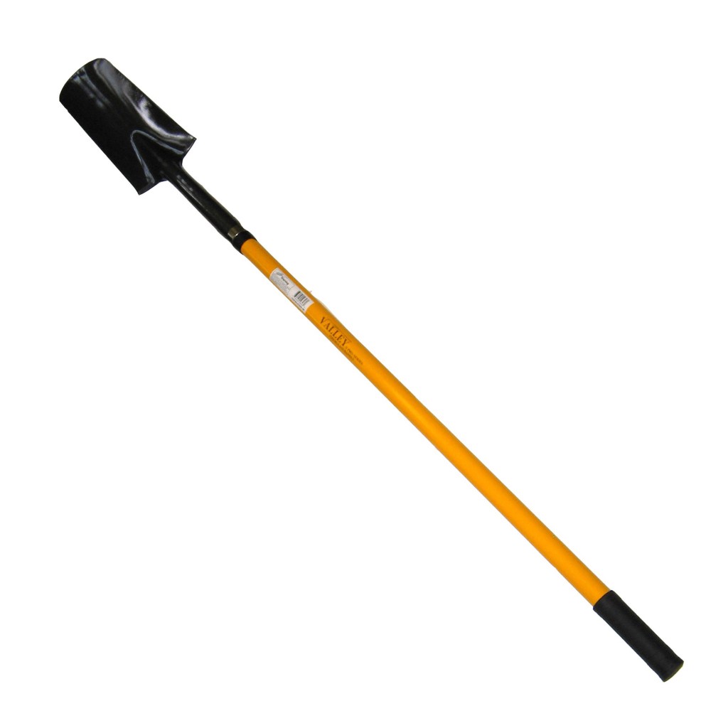 14" DRAIN SHOVEL, 48" FIBERGLASS HANDLE (CHINA)