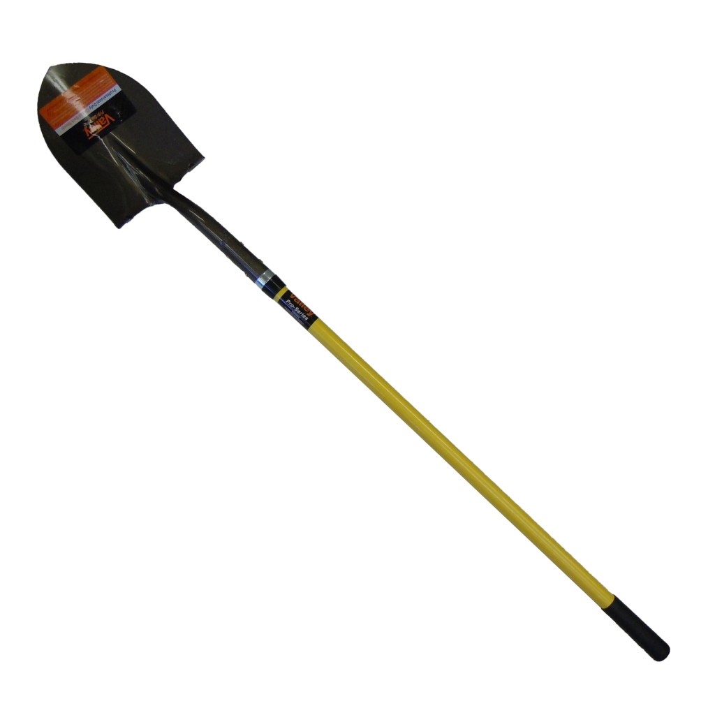 ROUND SHOVEL-CLOSED BACK, 48" FIBERGLASS HANDLE (USA)