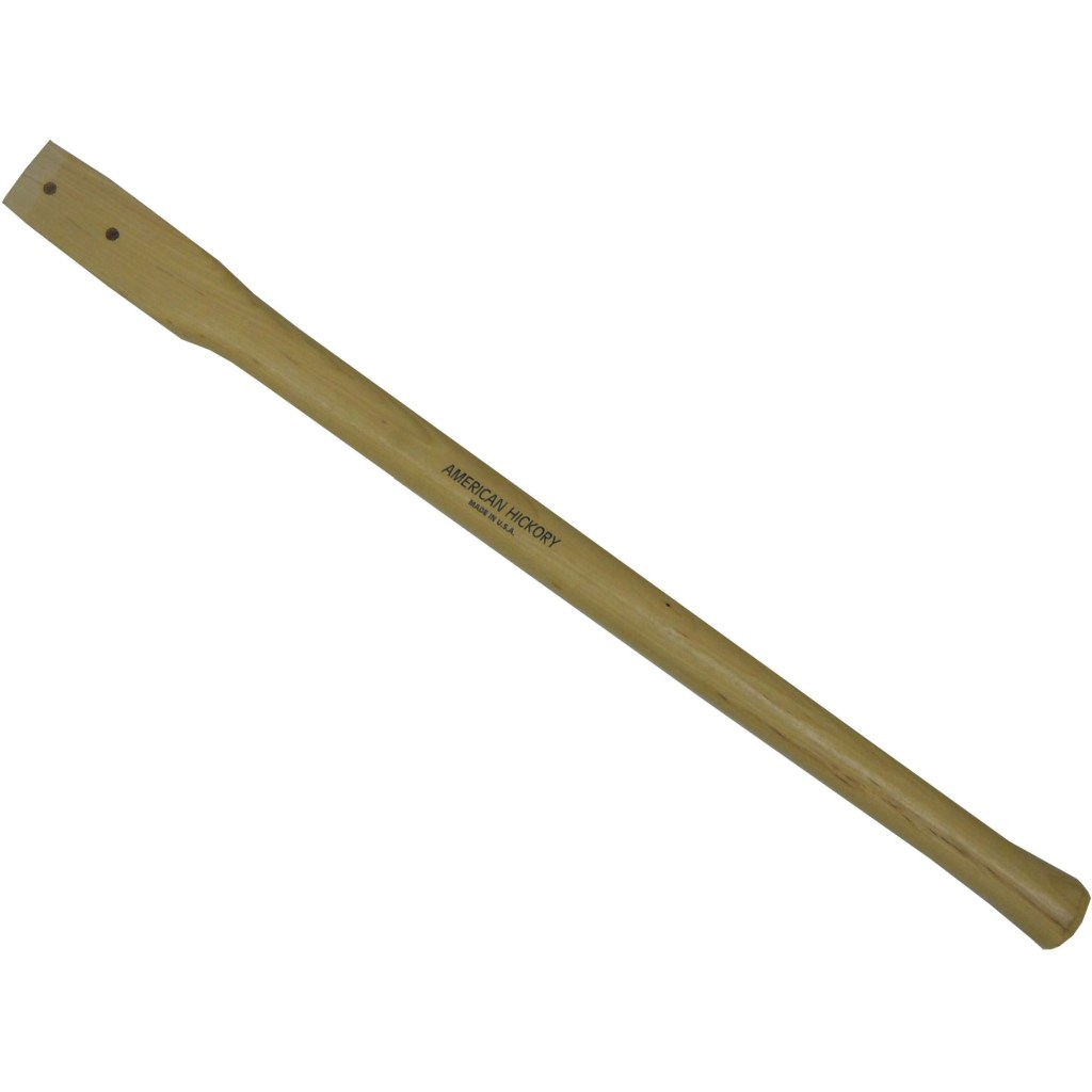 30" HICKORY HANDLE FOR DITCH BANK BLADE, 2 HOLE