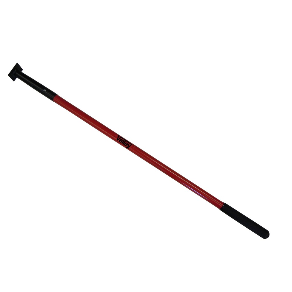 48" MCELOD HANDLE, F/G WITH FERRULE, RED