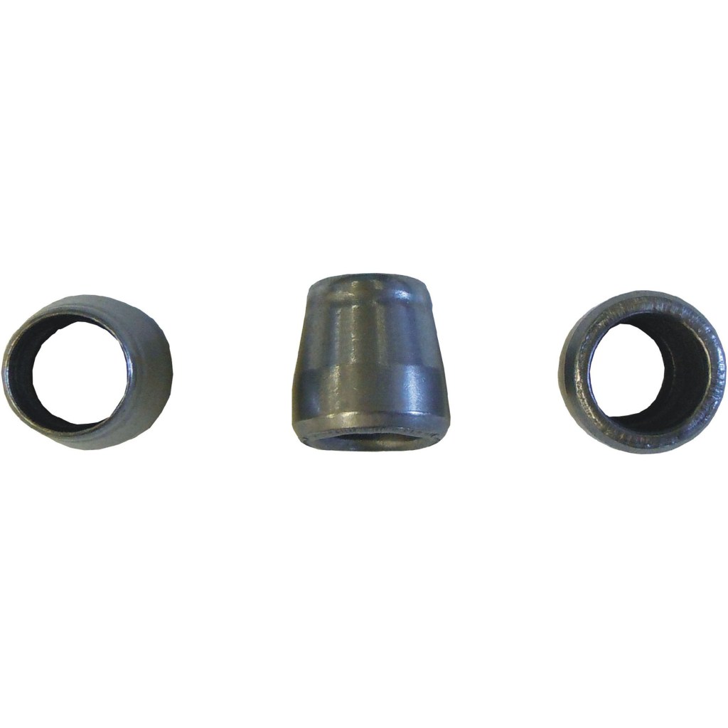 100 PC. 5/8" ROUND STEEL WEDGE, #1, USA