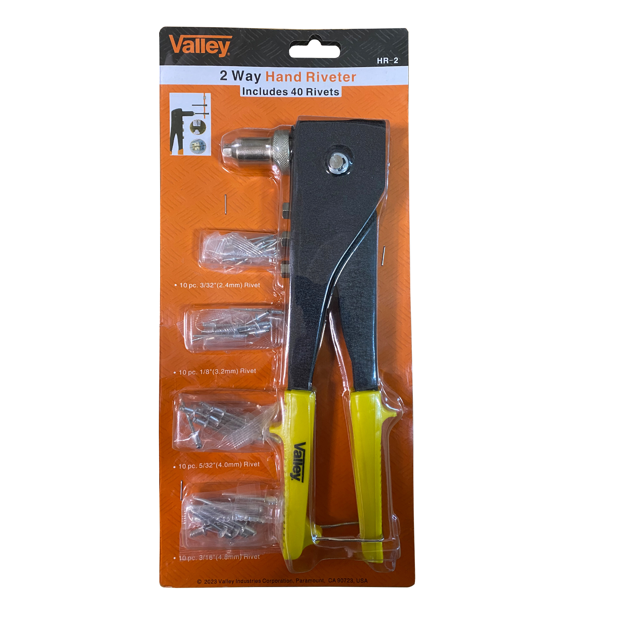2 WAY HAND RIVETER, 40 RIVETS - Image 2