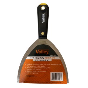 5" PUTTY KNIFE, STAINLESS BLADE, YELLOW/BLACK SOFT-TOUCH™ HANDLE