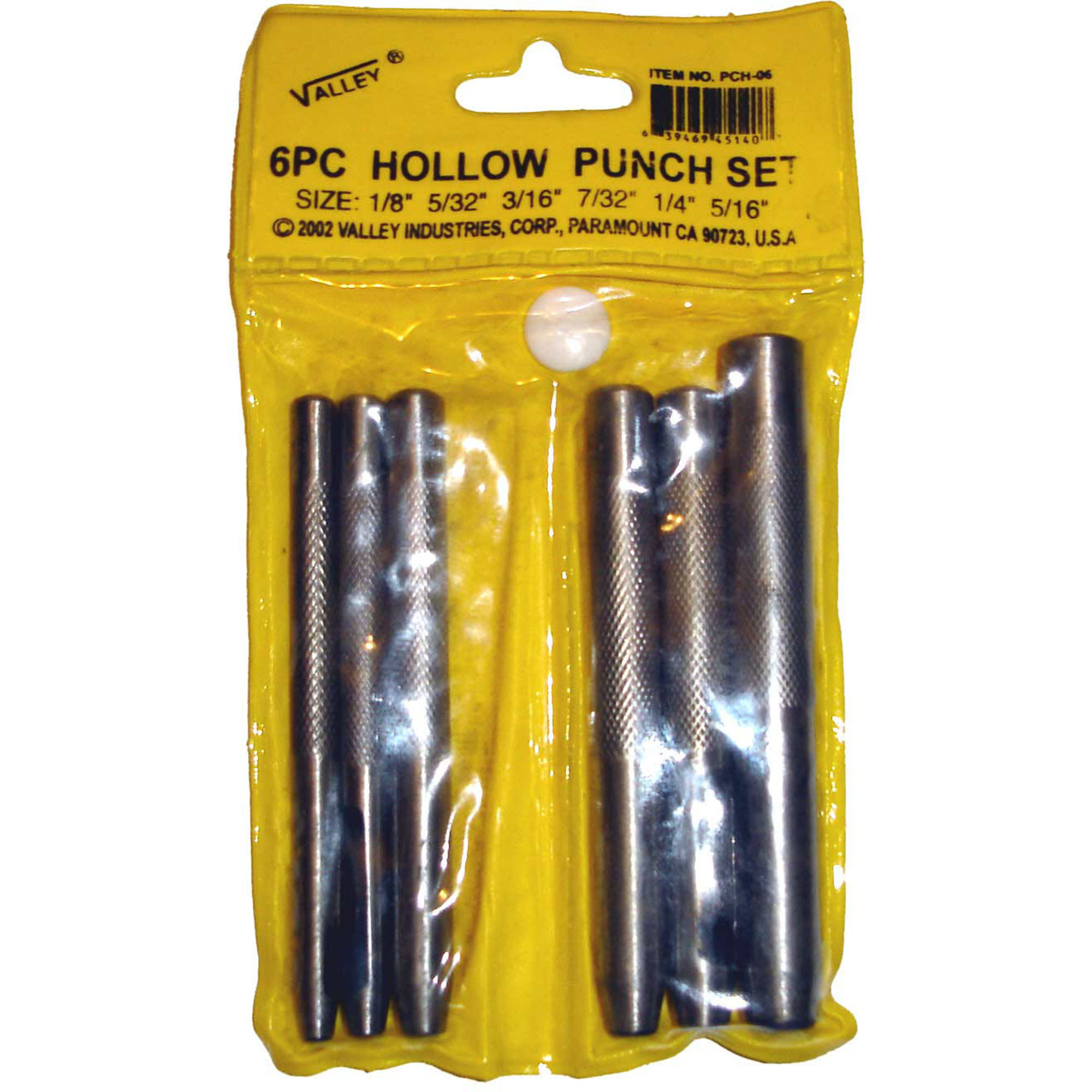 6 PC. HOLLOW PUNCH SET 1/8"-5/16" (SMALL) - Image 2
