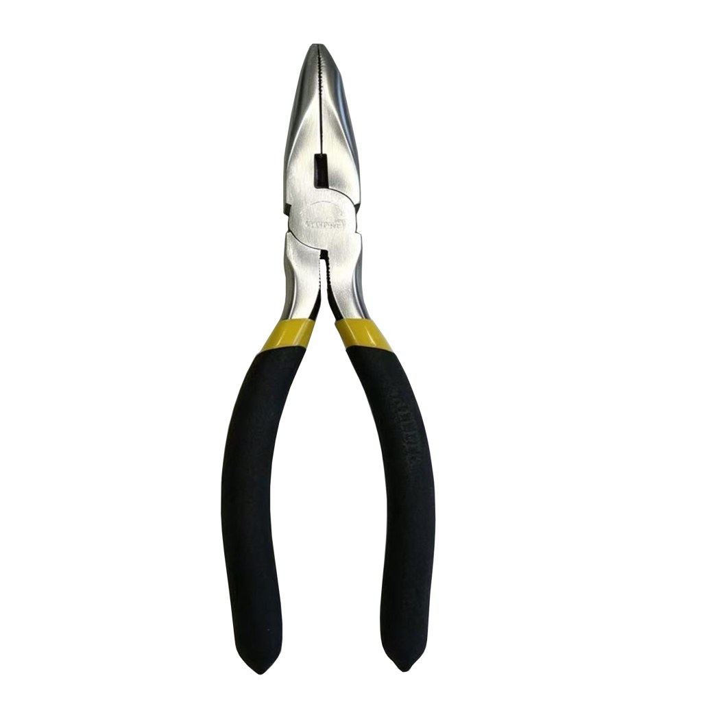 8" BENT NOSE PLIERS, CR-V, FOAM GRIPS