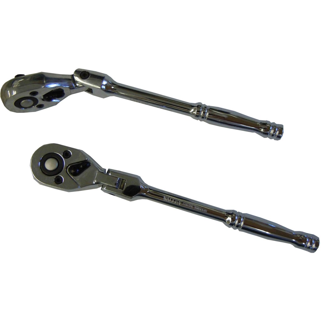 RATCHET HANDLE, 1/2" DR, OVAL HEAD FLEX, 72T GEARS
