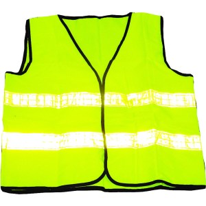 SAFETY VEST, FLUORESCENT YELLOW, LARGE (44"-46")