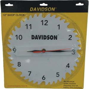 10" SAW BLADE SHOP CLOCK