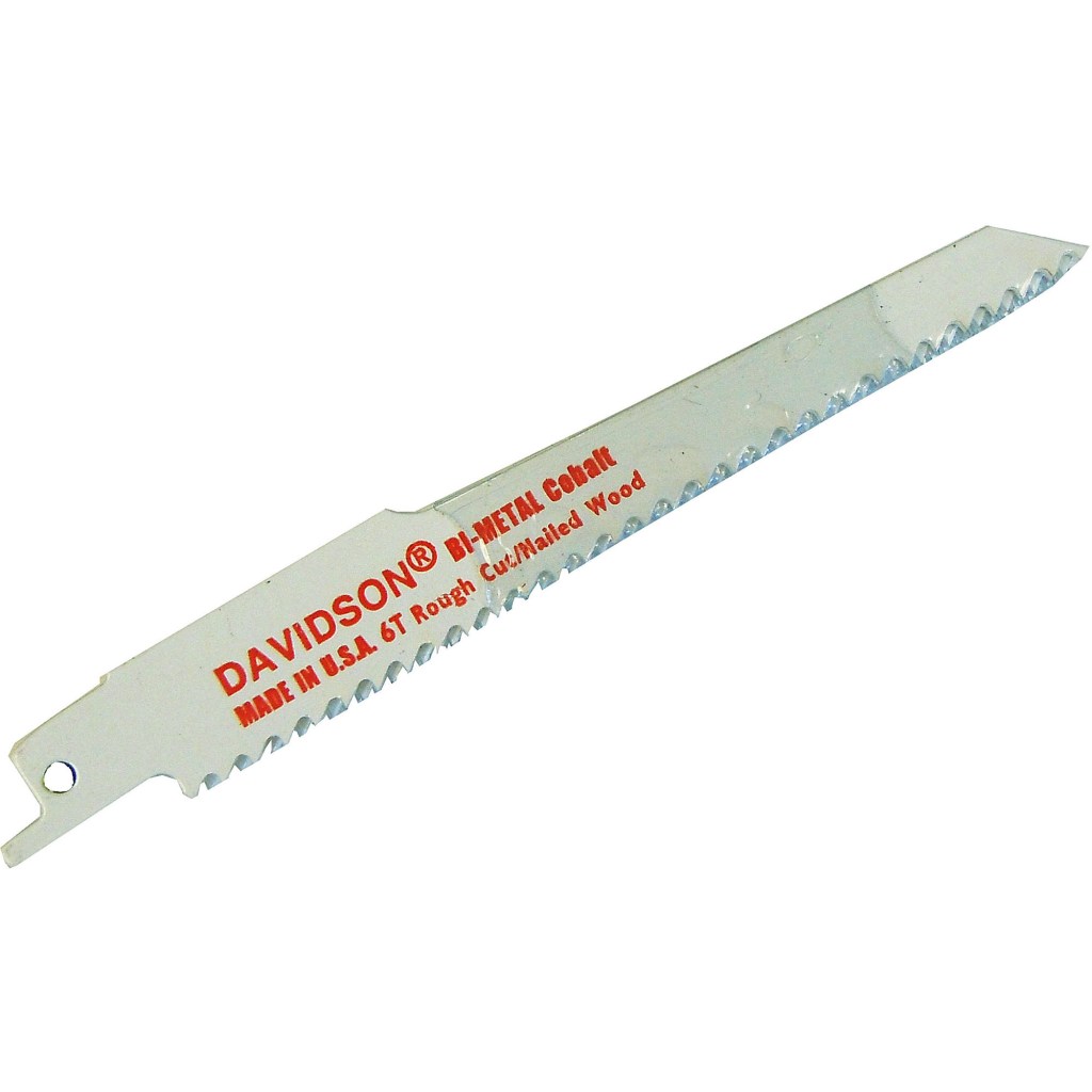 6" X 6 TPI BI-METAL RECIPROCATING SAW BLADE, BULK