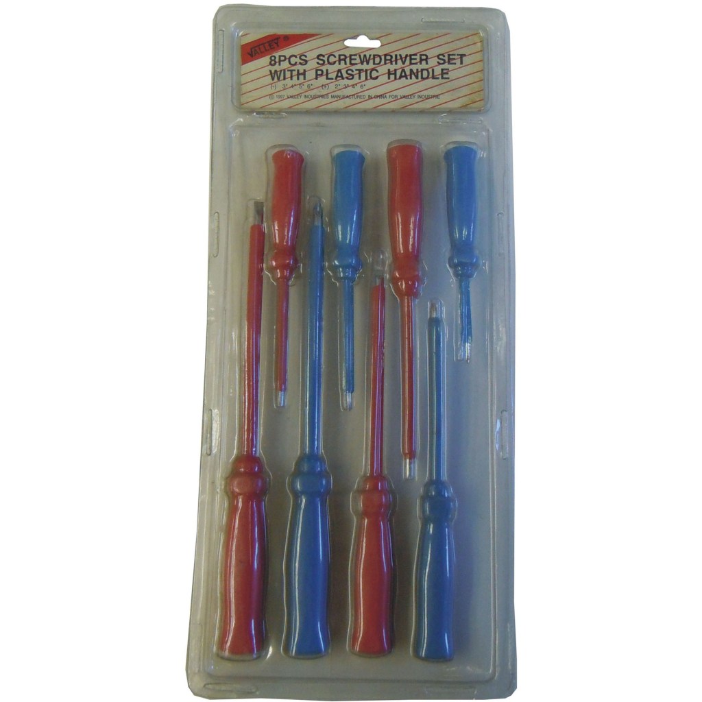 8 PC. INSULATED ELECTRICIAN'S SCREWDRIVER SET