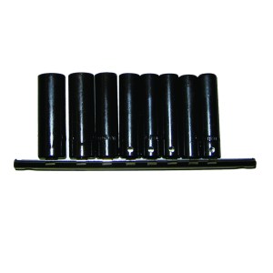 9 PC. 1/4" DR. DEEP IMPACT SOCKET SET (SAE)