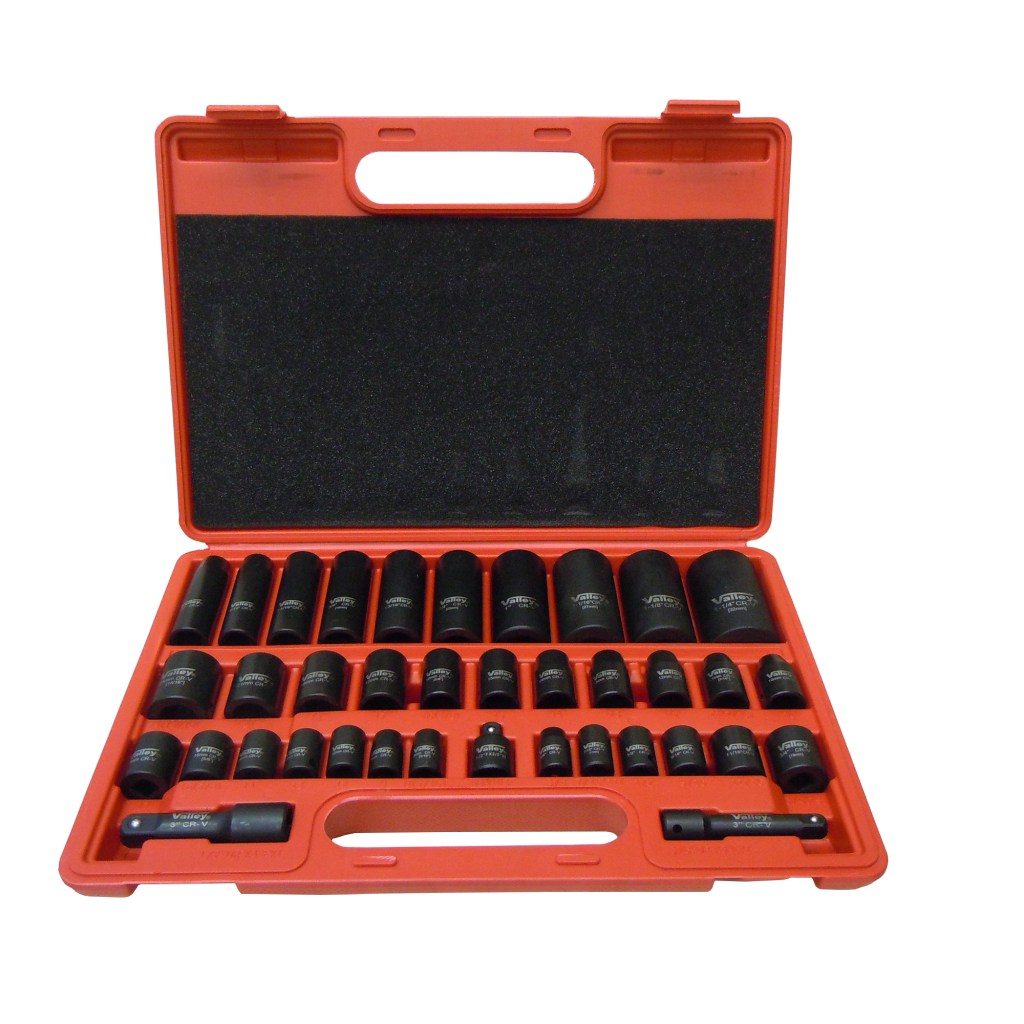 38 PC. DUOMETRIC™ IMPACT SOCKET SET, CR-V
