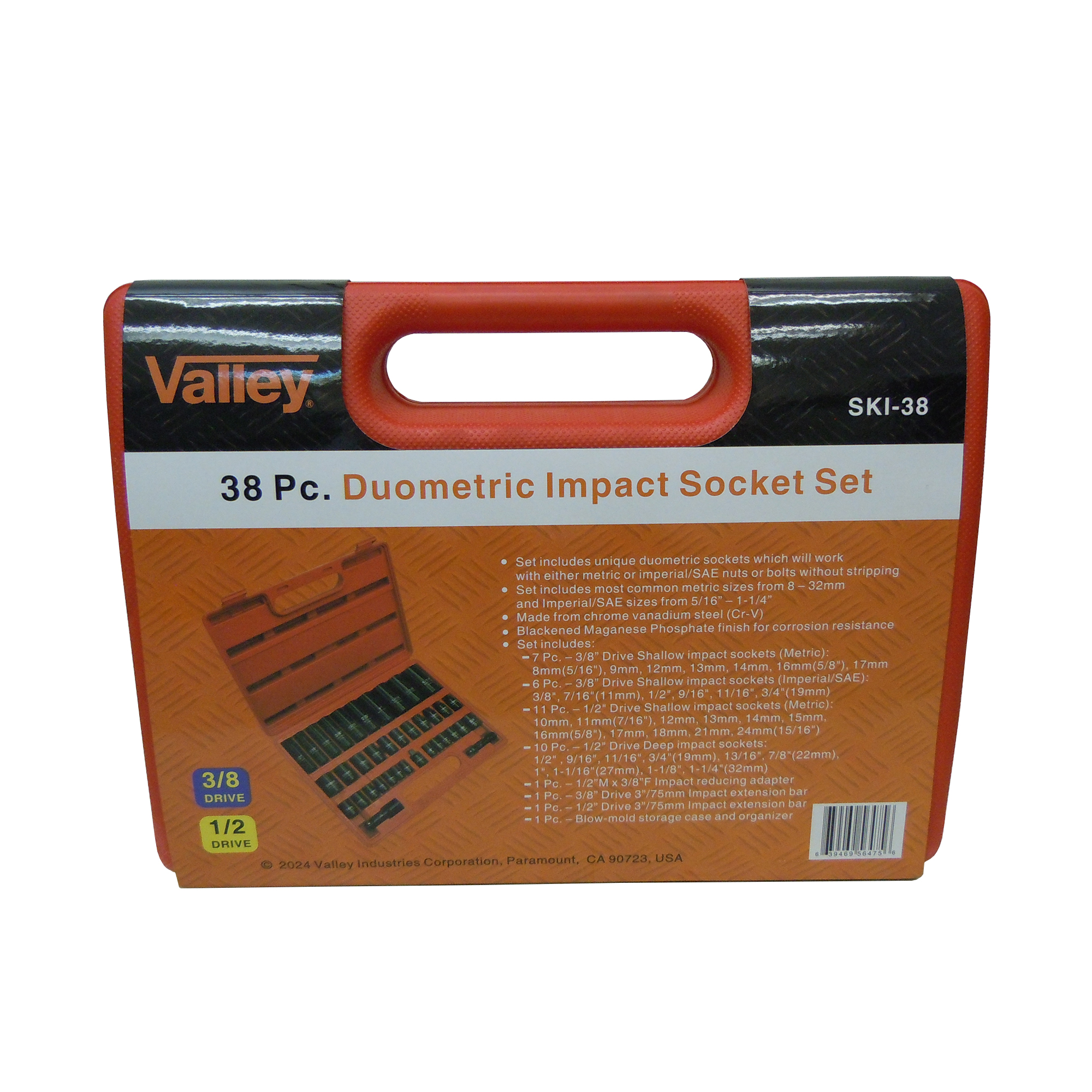 38 PC. DUOMETRIC™ IMPACT SOCKET SET, CR-V - Image 2